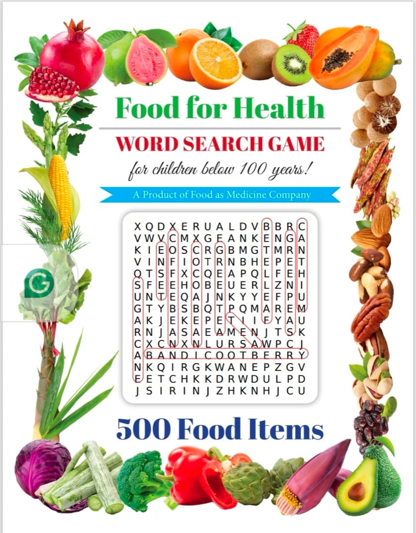 Cover of 500 Foods Word Search