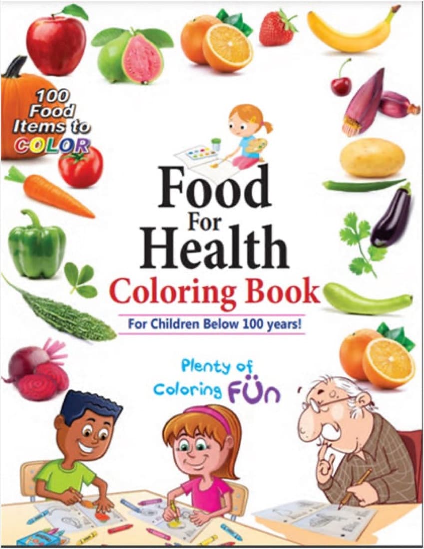 Cover of Food for Health Coloring Book