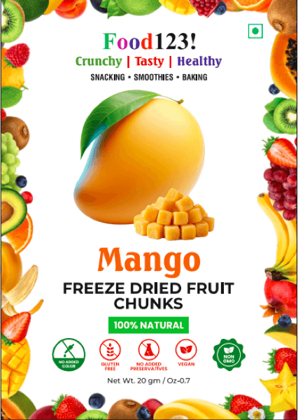 Mango freeze-dried fruit