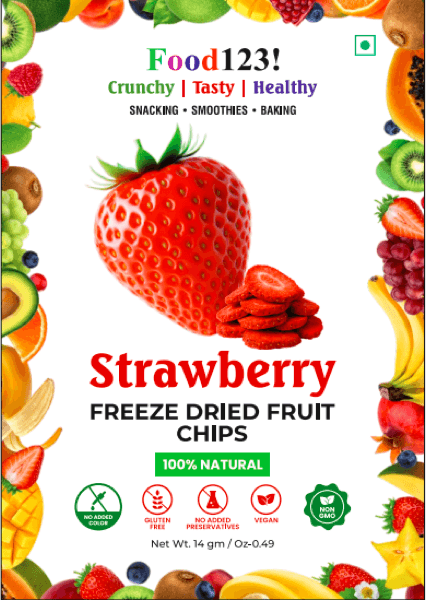 Strawberry freeze-dried fruit
